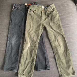 Pair of slim Crewcuts corduroy pants, 6